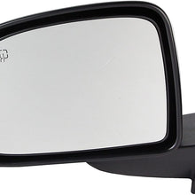 Dorman 959-130 Driver Side Power Door Mirror - Heated / Folding for Select Jeep Models, Black