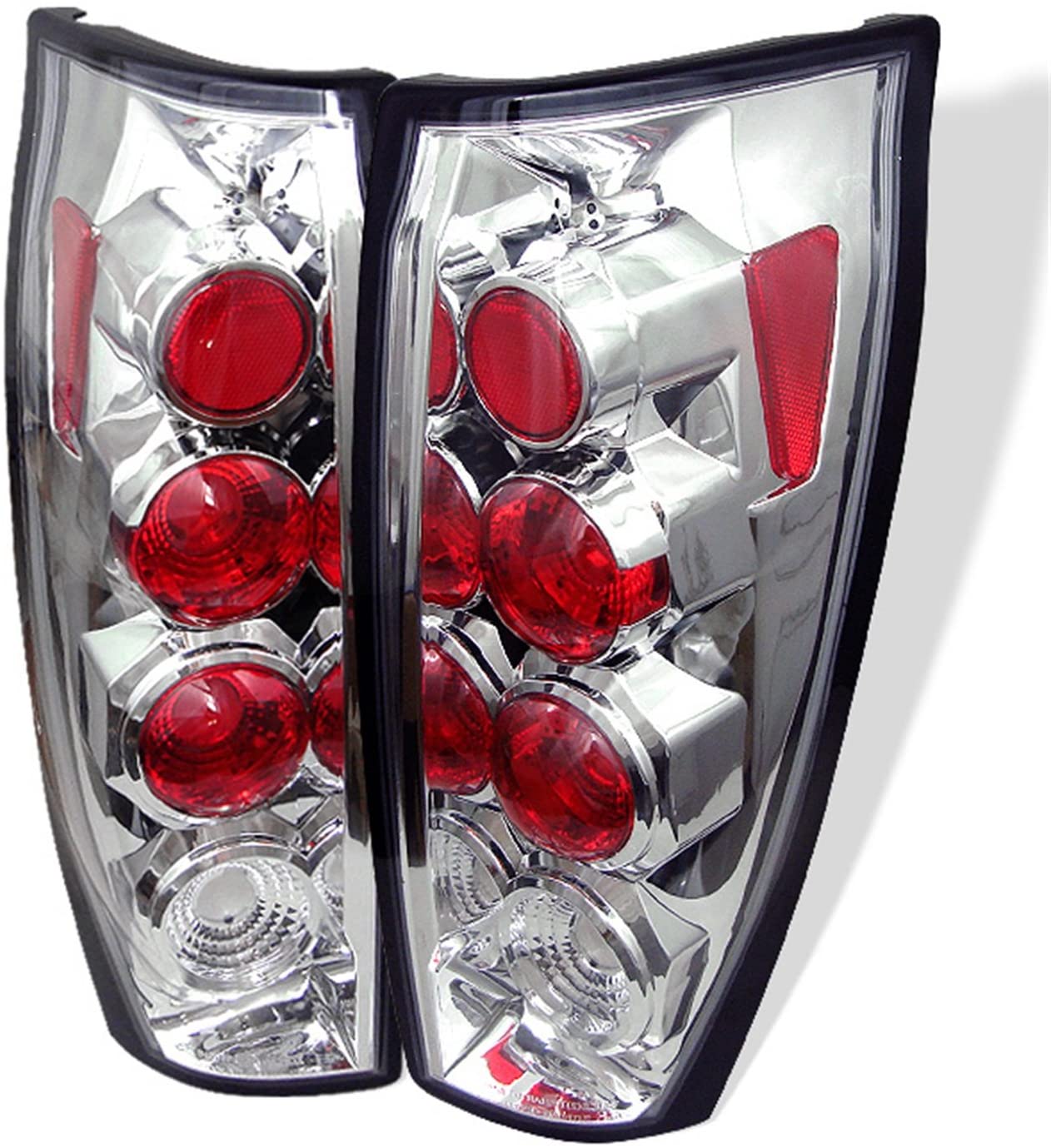 Spyder Chevy Avalanche Altezza Tail Lights - Chrome