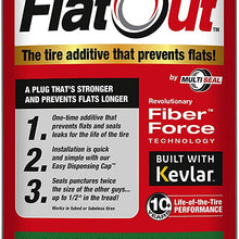 FlatOut 20120 Tire Additive (Outdoor Power Equipment Formula), for Lawn Mowers, Small Tractors, Wheelbarrows, Woodchippers, Snow Blowers and More, 32. Fluid_Ounces
