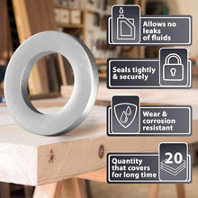 15pcs Oil Drain Plug Crush Rubber Washer Gasket Black Seal – 12mm Replacement for Buick/Cadillac/Chevrolet/GMC/Hummer/Oldsmobile/Pontiac/Saturn - OEM 12616850 Fits for GM 1975-2021 by AUTOMAJOR