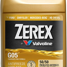 Zerex G-05 Antifreeze/Coolant, Ready to Use - 1gal (Case of 6) (ZXG05RU1-6PK)