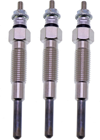 Mover Parts 3PCS Glow Plug 32A66-03102 32A66-03101 32A66-03100 for Mitsubishi S4S Engine Forklift Excavators Skid