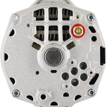 Powermaster 8-46101 Natural Alternator (Upgrade 100A 1V Pulley 1 Wire Motorola Replacement 1" Mating flange)