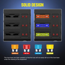 Nilight 6 Way Blade Fuse Block 6 Circuits with Negative Bus Fuse Box Holder with LED Indicator ATO/ATC Fuse Panel Waterproof Cover for 12V Automotive Cars Marine Boats,RVs,Trailers,2 Years Warranty