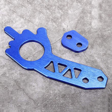 Aramox Car Rear Tow Hook, Universal Car Aluminium Alloy Front Rear Trailer Towing Hook Ring Set Blue