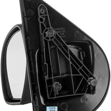 Dependable Direct Left Driver Side Textured Non-Heated Manual Folding Manual Operating Mirror for 07-13 Chevy Silverado. 2008-2014 GMC Sierra - Parts Link #: GM1320332