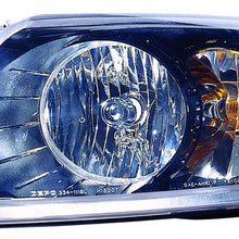 Depo 334-1118P-AS2 Dodge Caliber Headlight Assembly Set with Black Bezel