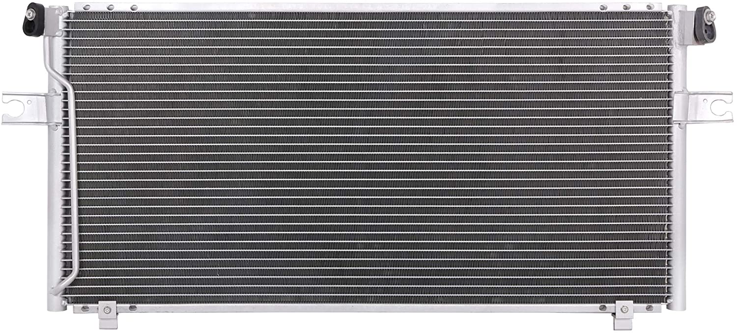 Lynol Cooling System Premium Complete Aluminum AC Condenser Replacement Compatible With 1993-1997 Nissan Altima L4 2.4L NI3030104