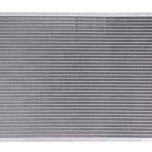 Lynol Cooling System Complete Aluminum Radiator Direct Replacement Compatible With 2004-2009 Mazda 3 Mazda3 L4 2.0L 2.3L