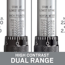 TEKTON 1/4 Inch Drive Click Torque Wrench (20-200 in.-lb.) | 24320