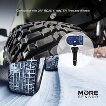 MORESENSOR Compact PRO Series 315MHz TPMS Tire Pressure Sensor 4-Pack | Preprogrammed for Select 120+ Japanese Brand Models 40700-1LA0E | Rubber Valve Stem | KX-S012-SN-4