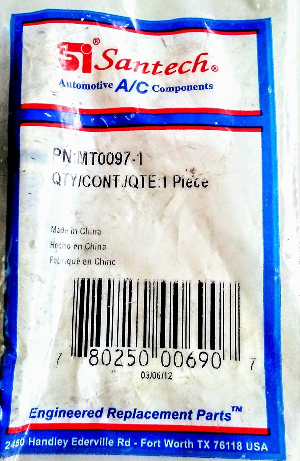 Santech Industries MT0097-1 Orifice Tube