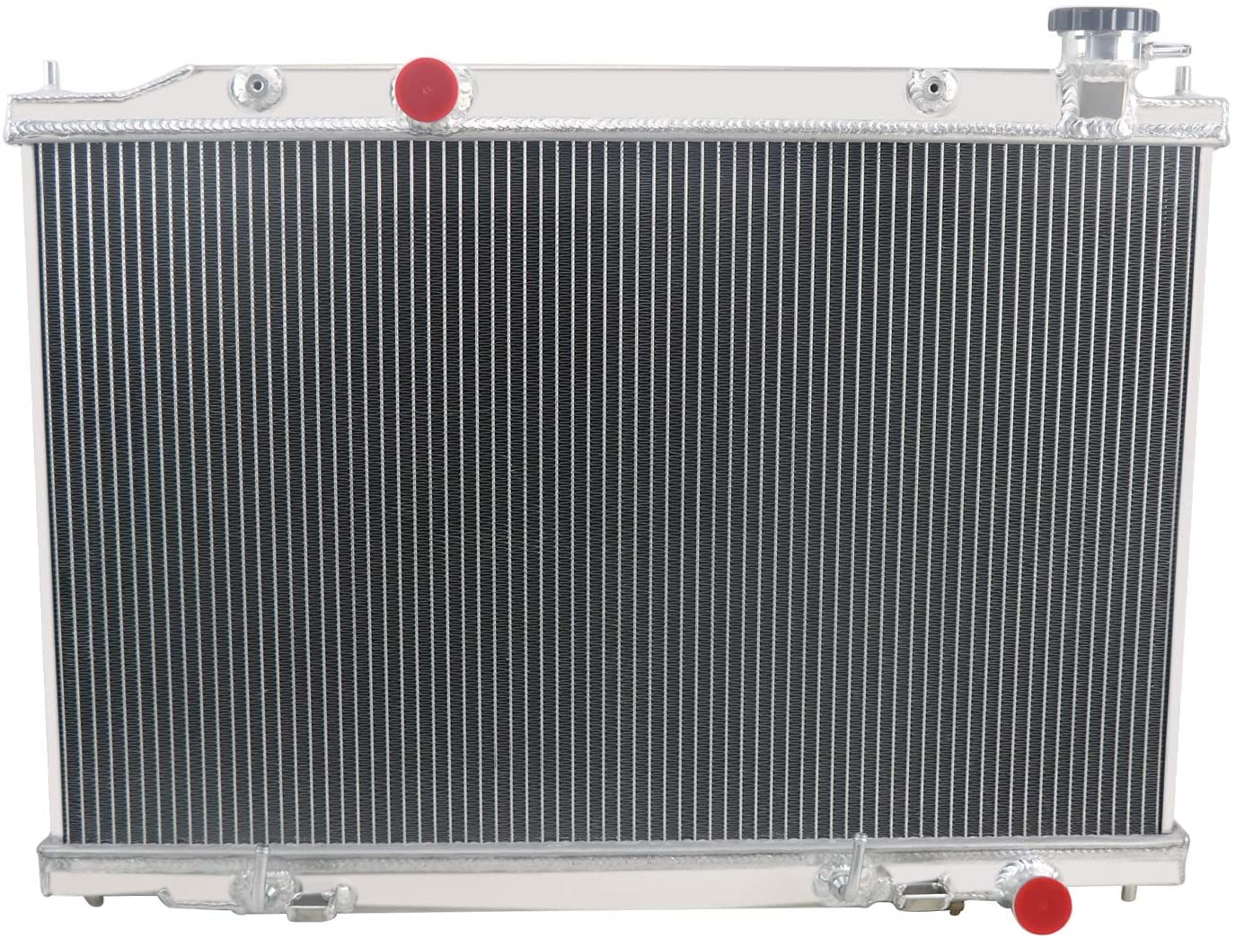 OzCoolingParts 2 Row Core All Aluminum Radiator for 2003-2007 04 05 06 Nissan Murano SL SE S V6 3.5L Oil Cooler