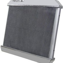 OzCoolingParts 4 Row Core All Aluminum Radiator for 1961-1966 62 63 64 65 Chevy GMC C/K Series 10 20 30 Trucks Suburban Pontiac Olds V8