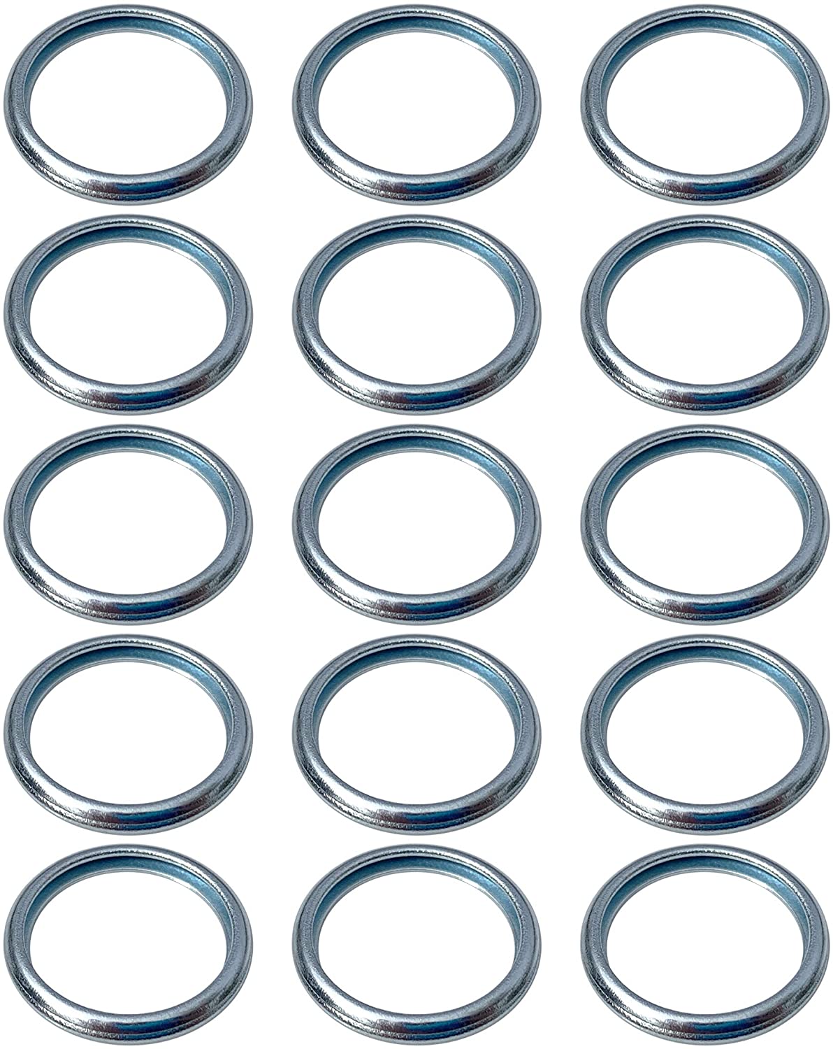 Prime Ave OEM Engine Oil Drain Plug Washer Gaskets For Subaru Part# 803916010 (Pack of 15) (803 916 010)