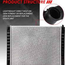 13079 OE Style Aluminum Core Cooling Radiator Replacement for Infiniti FX50 FX35 2014 to 2017 QX70 AT 09-13