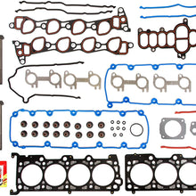 Compatible With 97-99 Ford V8 4.6 Vin 6 SOHC 16-Valves Head Gasket Set Head Bolts