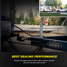 Nilight Heavy Duty 7 Way Inline Trailer Plug with 7 Gang Junction Box - 8 Feet, Trailer Connector Cable Wiring Harness with Weatherproof Junction Box Suitable for RV Automotives Cars,2 Years Warranty