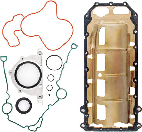 BOXI CS26284 Lower Engine Gasket Set Replacement for 2003-2012 Chrysl-er 300 Aspen Dodg-e Challenger Charger Durango Magnum Ram 1500 2500 3500 Je-ep Commander Grand Cherokee (VIN Code