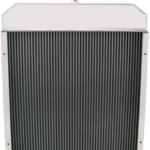 CoolingCare All Aluminum 5 Row Core Tractor Radiator For Case IH 666 686 706 756 2706 2756 (396351R91 65426C1)
