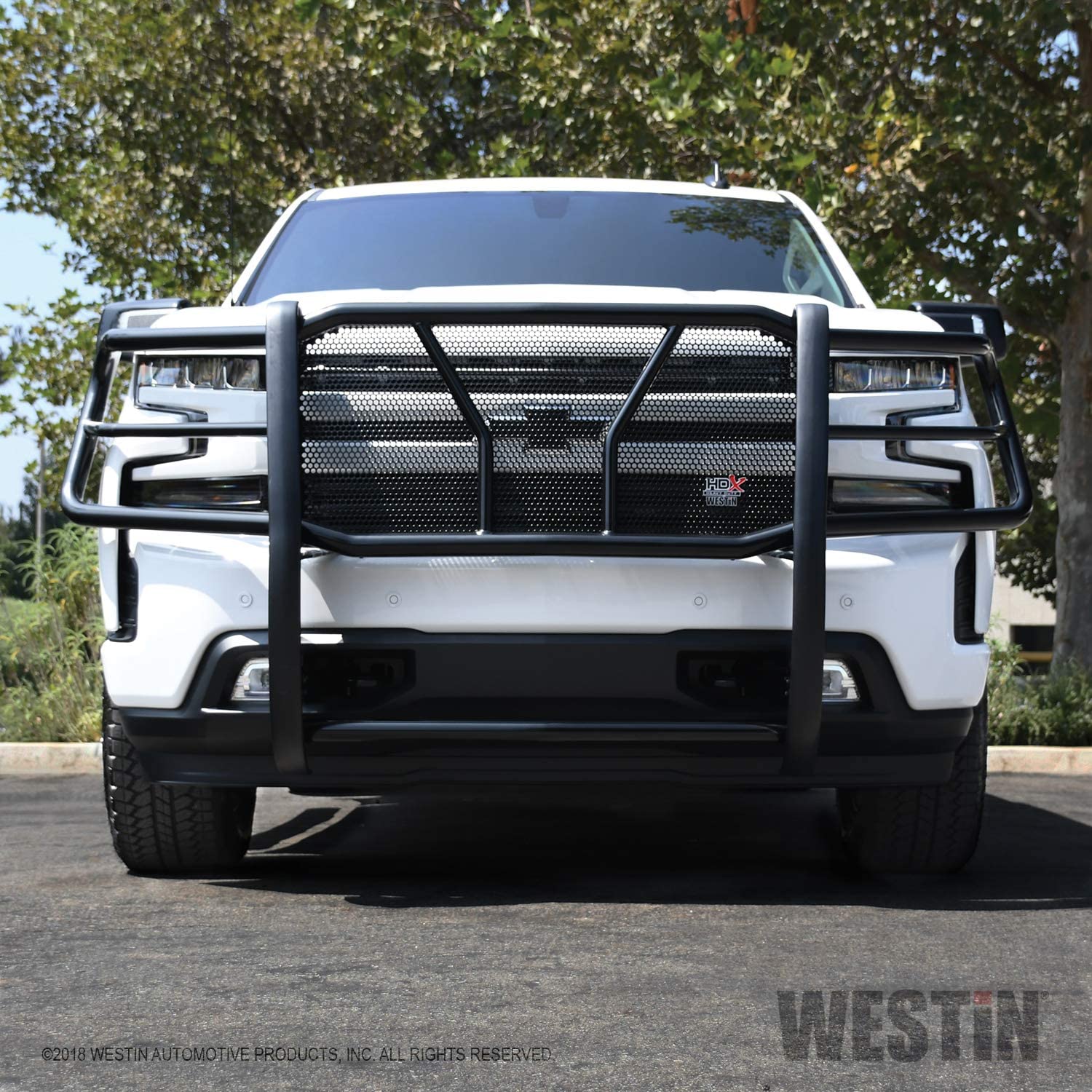 Westin HDX Grille Guard | 2019-2020 Silverado 1500 (Excl. 2019 Silverado LD) | 57-3955 | Black | 1 Pack