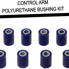 AUTOACER - 8 Piece Rear Upper & Lower Wishbone Control Arm Polyurethane Bushing Kit - Compatible with Mini Cooper