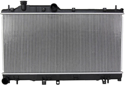 Rareelectrical NEW RADIATOR ASSEMBLY COMPATIBLE WITH SUBARU 08-12 IMPREZA 2.5L H4 2458CC WRX SU3010652 3440 3440 SU3010652 CU2777 45119-FG010