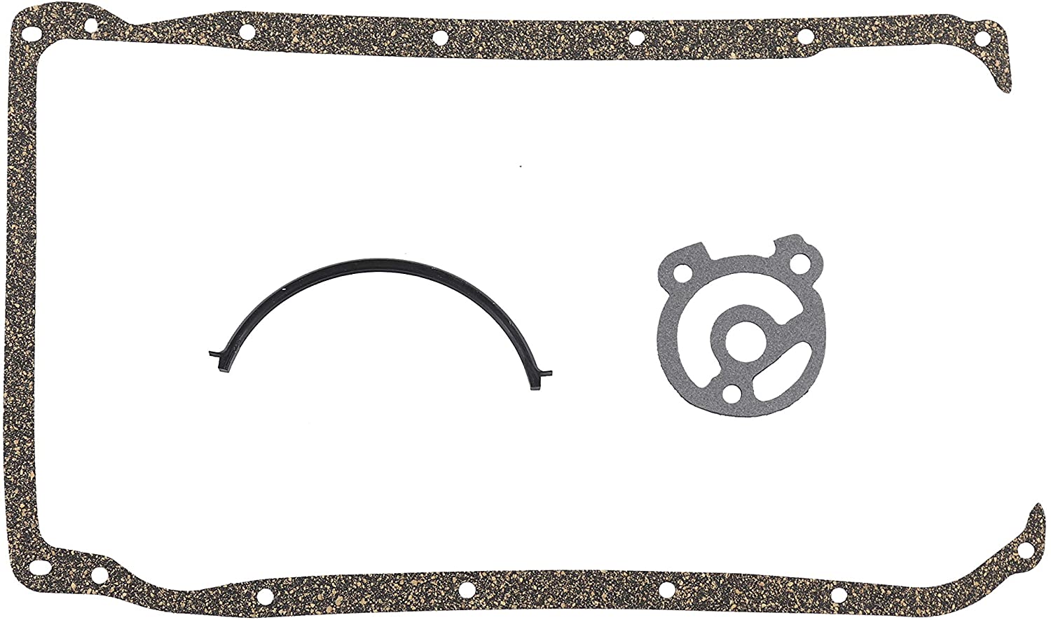 DNJ PG328 Oil Pan Gasket for 1987-2003 / Buick, Chevrolet, GMC, Isuzu, Oldsmobile, Pontiac/Beretta, Cavalier, Century, Corsica, Cutlass Ciera, Firenza / 2.0L, 2.2L / OHV / 8V / VIN 1, VIN 4, VIN 5
