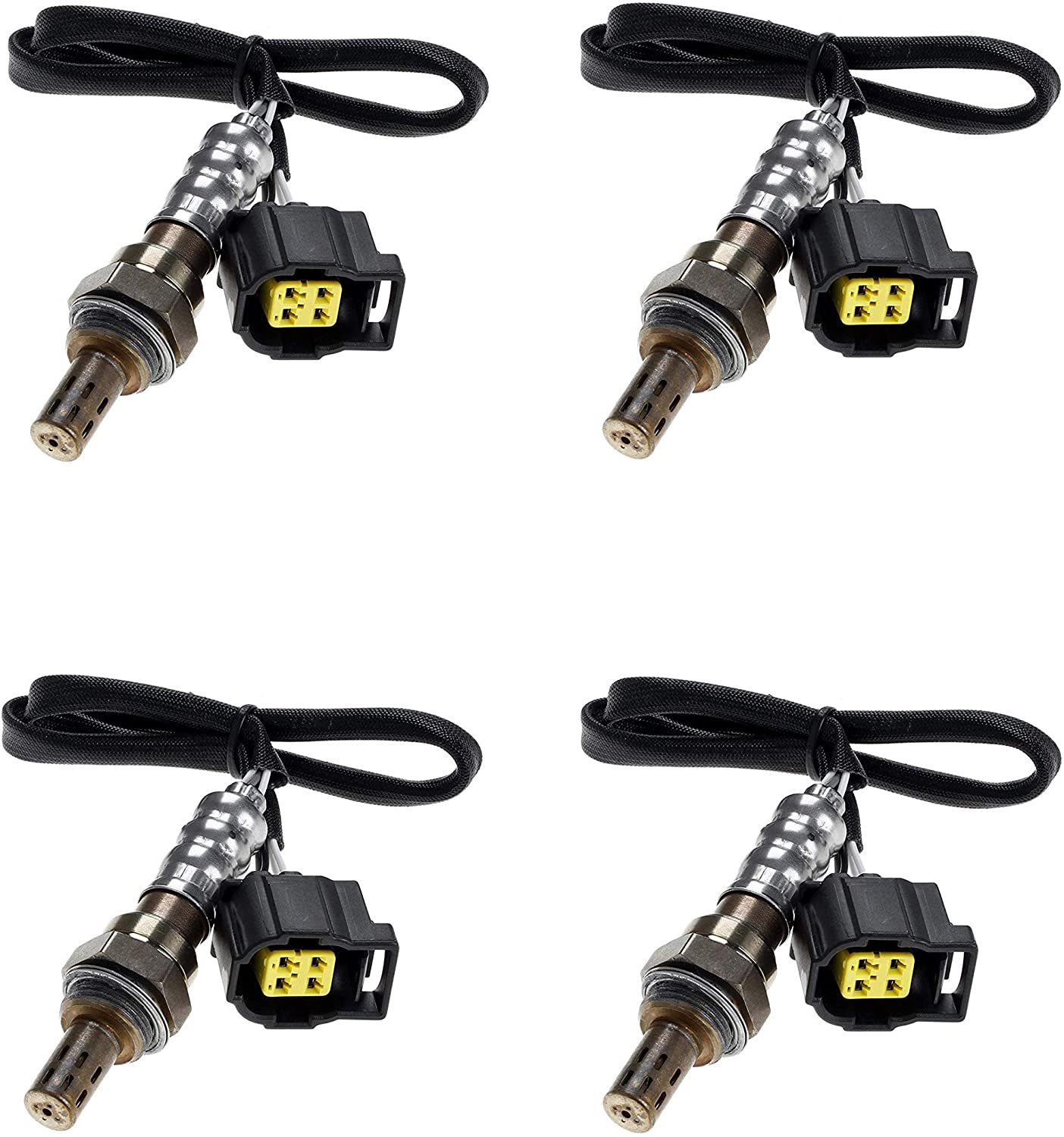 Set of 4 New Oxygen O2 Sensor Upstream & Downstream for 2006-2018 Dodge Charger 2.7L 3.5L 3.6L 5.7L 6.1L 6.4L
