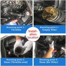 XIYUE Gas Fuel Saver 73-78mm (2.87-3.07 inch) Intake Modified Throttle Air Filter Turbocharger for Various Gasoline Diesel Engines Vehicle,Such As Cars, Trucks, and SUVs.