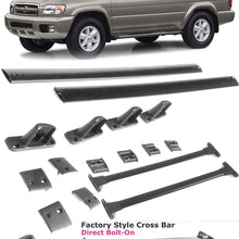 Brand EAX Compatible with 2005 2006 2007 2008 2009 2010 2011 2012 Nissan Pathfinder Replacement for Black Roof Top Rack Rail Cross Bar Set Bolt On Luggage Carrier 2PCS OEM Factory Style 05 06 07 08 0