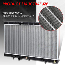 DPI 13431 OE Style Aluminum Core High Flow Radiator Replacement for 14-18 Rogue X-Trail AT/MT