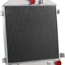 ALLOYWORKS 4 Row All Aluminum Radiator For 1933 1934 Chevy Engine/Ford-Grill-Shells 3"-Chopped