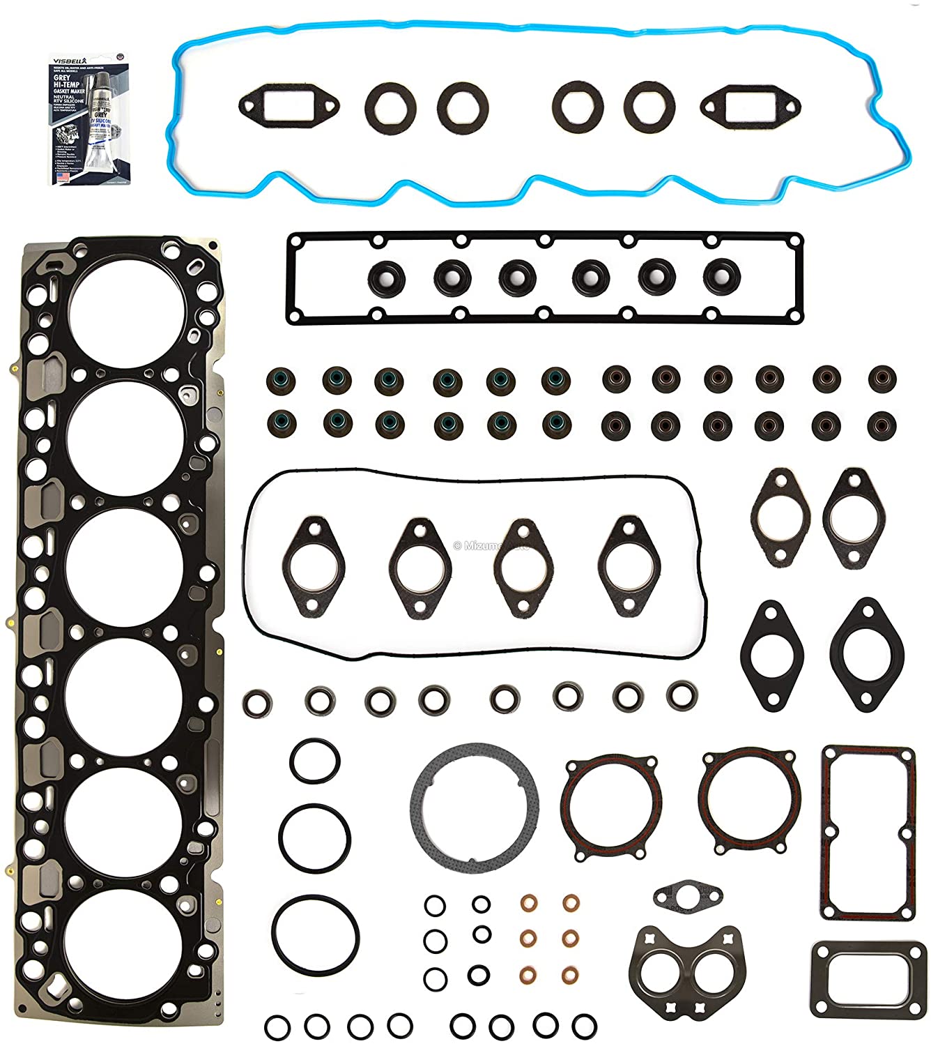 Evergreen 8-30167 Head Gasket Set Fit 07-12 Dodge Ram 2500 3500 4500 Ram 2500 3500 4500 6.7L L6