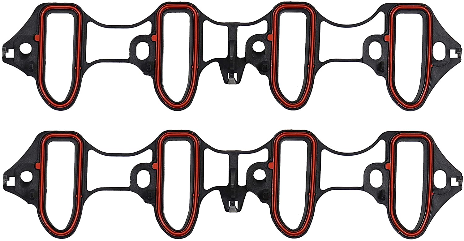 DNJ IG3168 Intake Gasket for 2002-2015 / Buick, Cadillac, Chevrolet, GMC, Hummer, Isuzu, Saab/Ascender, Avalanche, Canyon, Colorado, Envoy, Escalade / 4.8L, 5.3L, 6.0L / L20, L33, L59, LC9, LFA