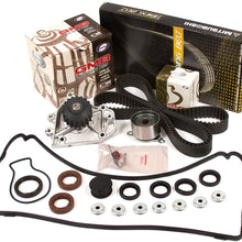 Evergreen TBK184MVC Compatible With Timing Belt Kit, Valve Cover Gasket, and GMB Water Pump Compatible With 96-01 Honda Acura B18B1 B20B4 B20Z2