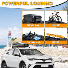 AUXMART Roof Rack Cross Bars Fit for 2019 2020 Toyota RAV4, Black Rooftop Luggage Rack Rail Replacement,Aluminum Cargo Carrier Bars with Locks for Carrying Bike Cargo Box Kayak