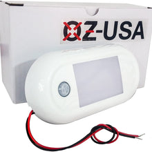 5" Motion Sensor RV LED Porch Light Fixture Security Marine Boat Utility 12v 24v Motorhome Camper Van auto Semi Truck Travel Trailer Bed Overland Water Proof Heavy Duty Interior Exterior