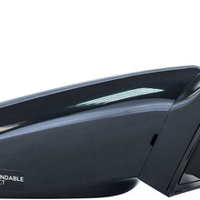 Right Passenger Side Mirror for Toyota Camry (USA Built) (2007 2008 2009 2010) Unpainted Non-Heated Non-Folding Door Outside Rear View Replacement Mirror - TO1321215