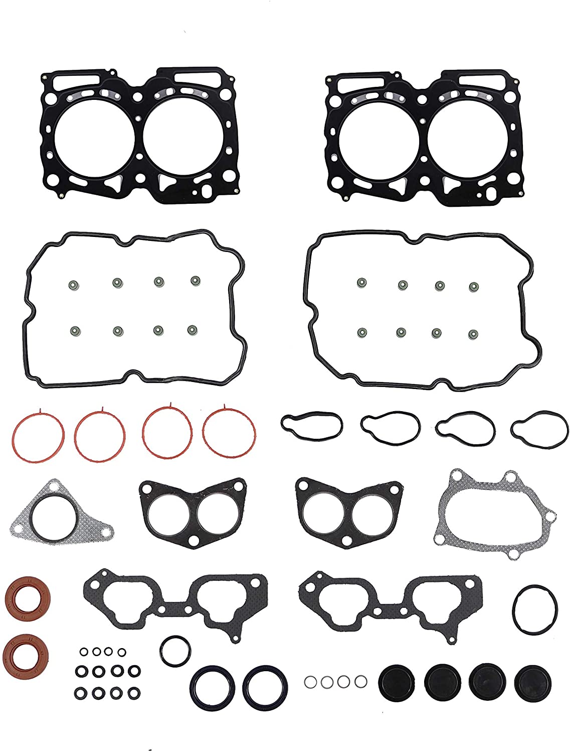 DNJ HGS724 MLS Head Gasket Set for 2007-2014 / Subaru/Forester, Impreza, Legacy, Outback / 2.5L / DOHC / H4 / 16V / 2458cc / EJ255