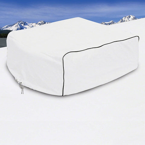 Classic Accessories 77410 RV AC Cover, White, For Coleman Mach I, II & III, Mach 3 Plus, Mach 15, Roughneck & TSR,Snow White