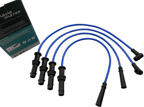 Cable Master Spark Plug Wires Compatible with Subaru Impreza Legacy SOHC 2.2L H4 EJ22E EJ22EZ 1997-1998