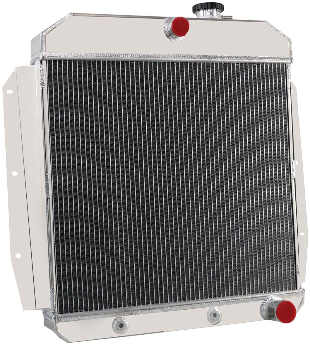 CoolingSky 3 Row All Aluminum Radiator Compatible with 1955-1959 Chevrolet GMC Truck Pickup