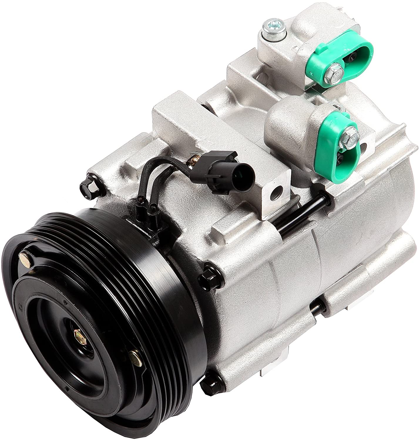 SCITOO AC Compressor Pump Compatible with CO 10703C for Hyundai Sante Fe Kia Optima 2.4L 2001-2006