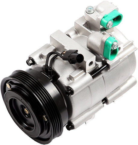 SCITOO AC Compressor Pump Compatible with CO 10703C for Hyundai Sante Fe Kia Optima 2.4L 2001-2006