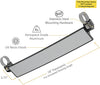 Scosche PSM21008 BaseClamp Round Convex Mirror Vehicle Base Mount