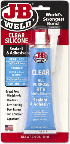 J-B Weld 32325 Ultimate Copper High Temperature RTV Silicone Gasket Maker and Sealant - 3 oz. - Copper