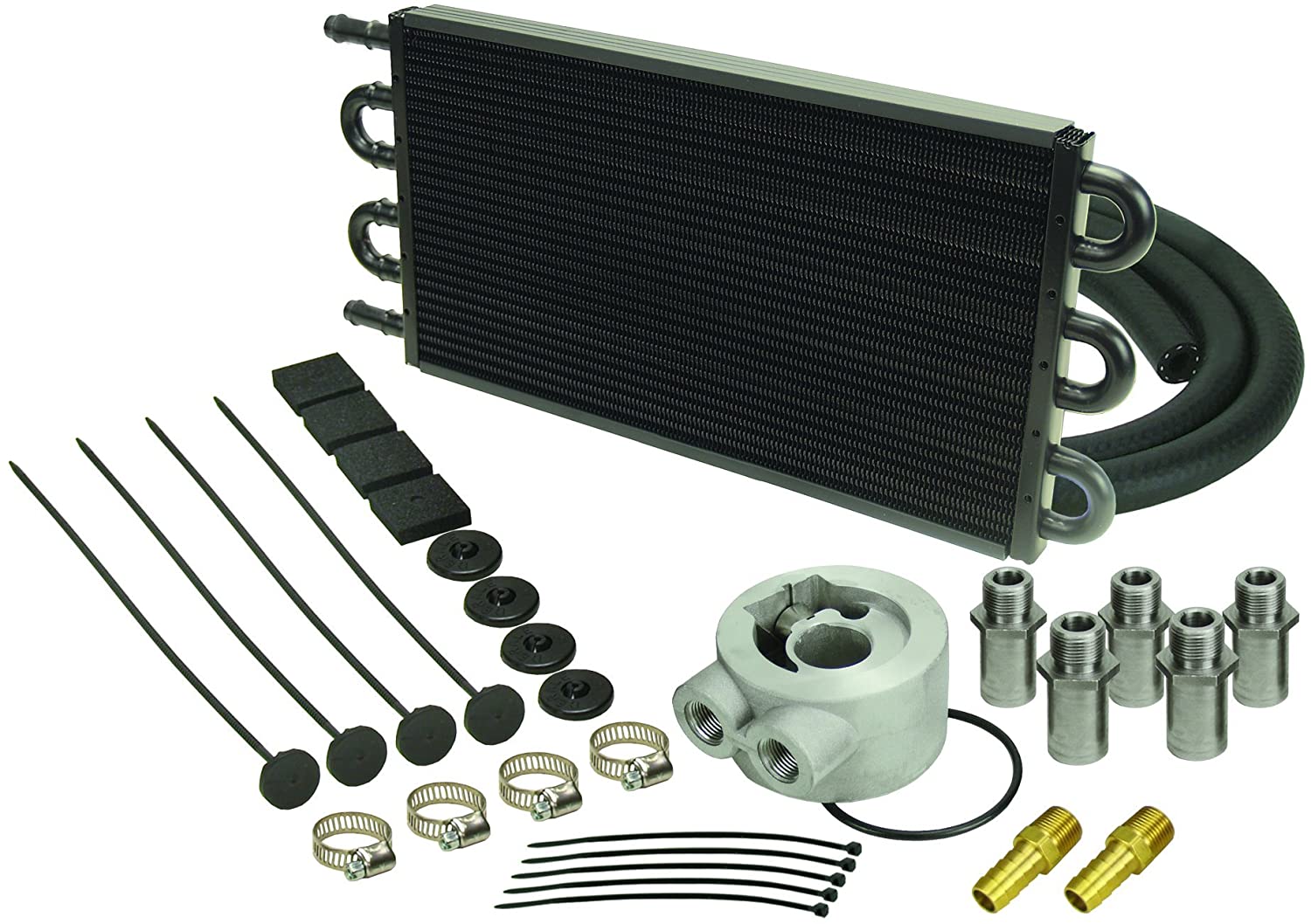 Derale 15502 Engine Oil Cooler Kit,Black