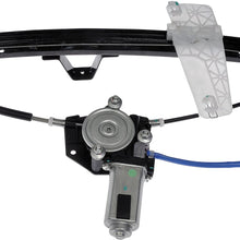 Dorman 741-552 Front Driver Side Power Window Motor and Regulator Assembly for Select Jeep Models, Black
