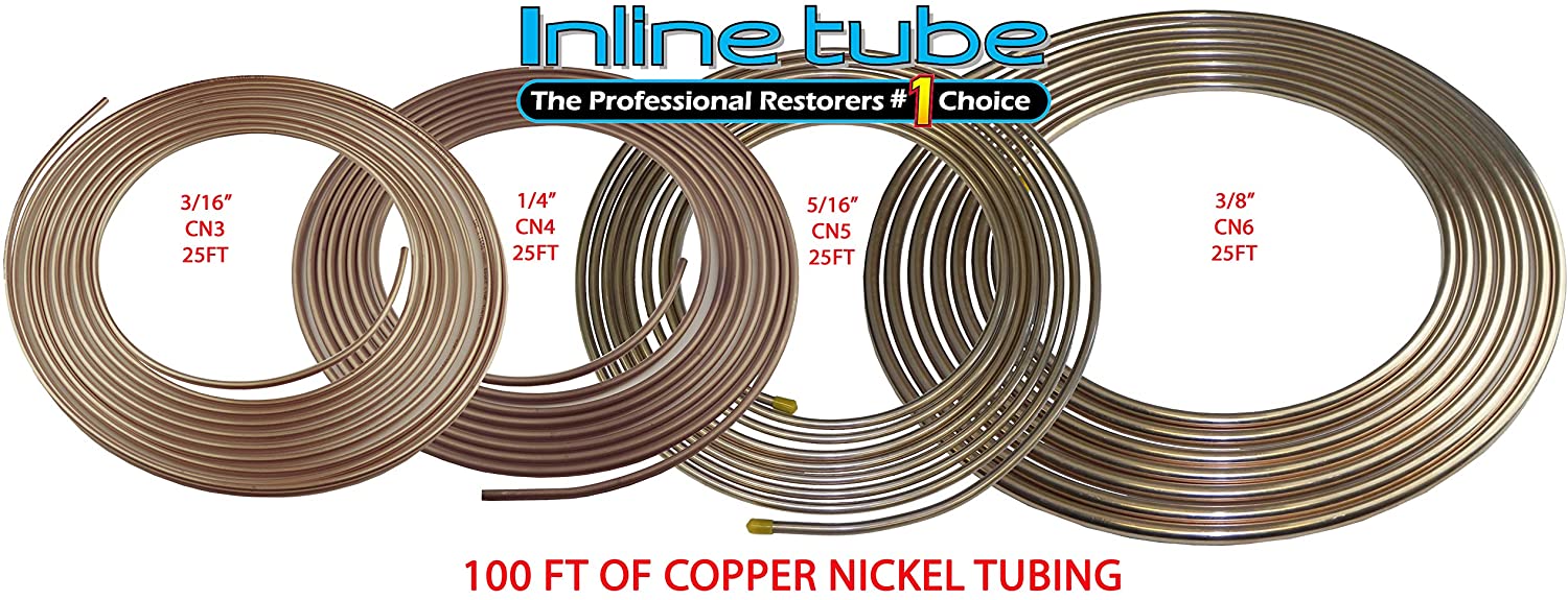 Copper Nickel Brake Fuel Coil Tubing Kit 3/16 1/4 5/16 3/8 CN3 CN4 CN5 CN6 100ft (L-5-4)